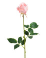 Pink Rose Bud Silk Flower Stem