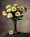 Yellow Blown Open Rose Silk Flower Stem
