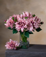 Pink Dahlia Silk Flower Stem Spray