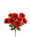 19" Artificial Spider Mum Bush in Flame Orange.