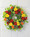 Poppy & Lilac Silk Flower Wreath, available at Petals.